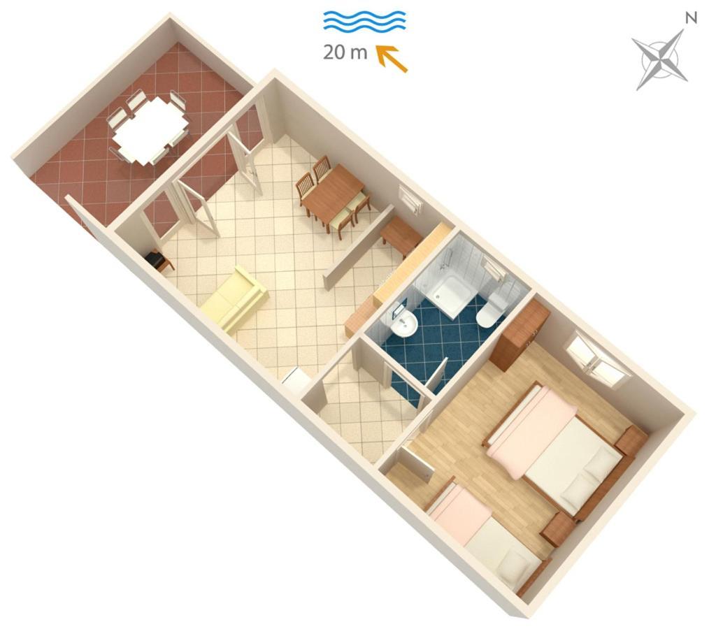 Apartments By The Sea Luka Dubrava, Peljesac - 284 Janjina المظهر الخارجي الصورة